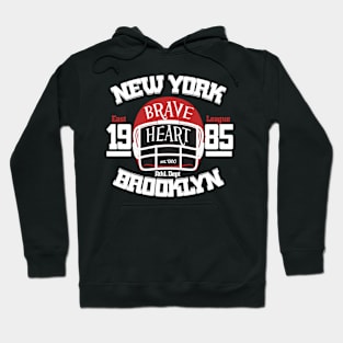 New York Brave heart Retro team Hoodie